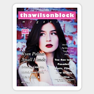 ThaWilsonBlock Magazine Issue107 Official Front Cover Sticker